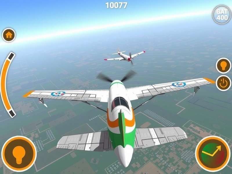 Helix Flight India gameplay showing aircraft over Indian landscape